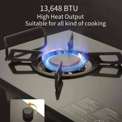 Naturehike G01 Tabletop Folding Single Head Gas Furnace - Black